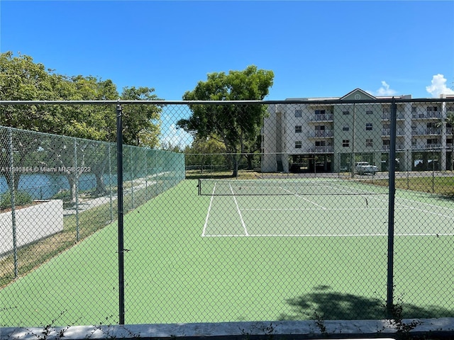 view of sport court