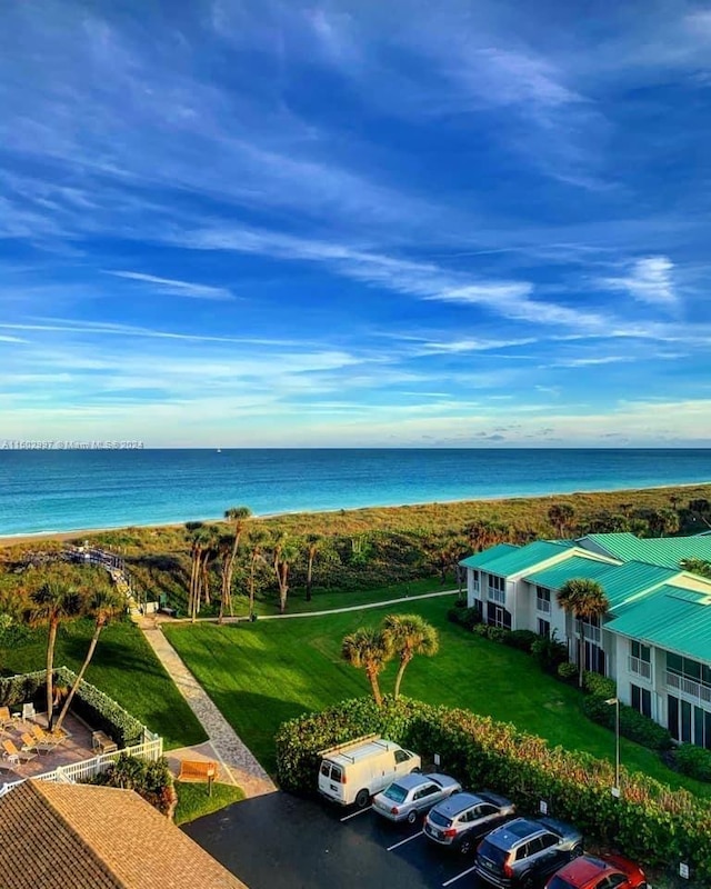 water view with a beach view