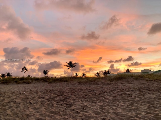 view of nature at dusk