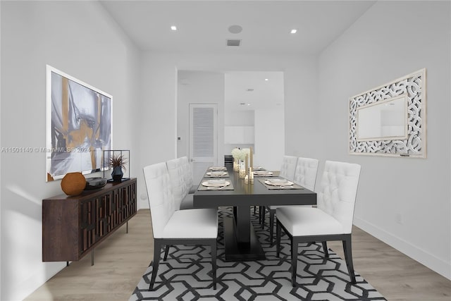 5735 SW 104th Ter, Cooper City, FL 33328 - dining room featuring light hardwood / wood-style flooring