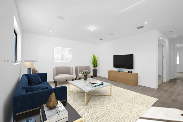5735 SW 104th Ter, Cooper City, FL 33328 - living room featuring light wood-type flooring