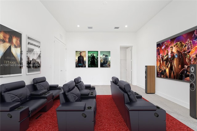 5735 SW 104th Ter, Cooper City, FL 33328 - home theater room with dark colored carpet
