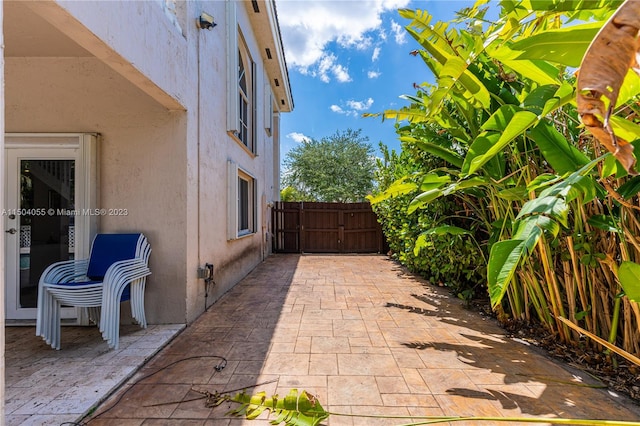 view of patio