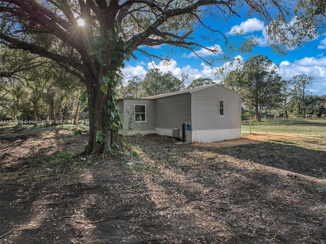 view of side of property