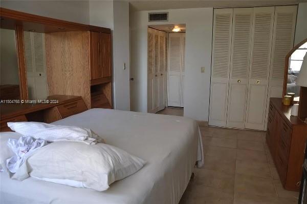 view of tiled bedroom