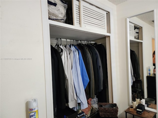 view of closet