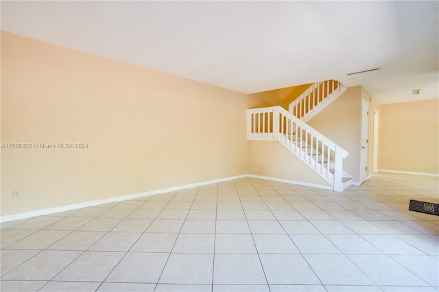 view of tiled empty room