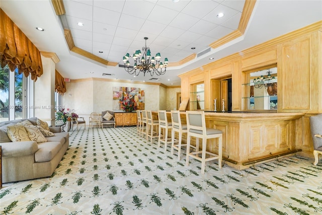 building lobby with visible vents