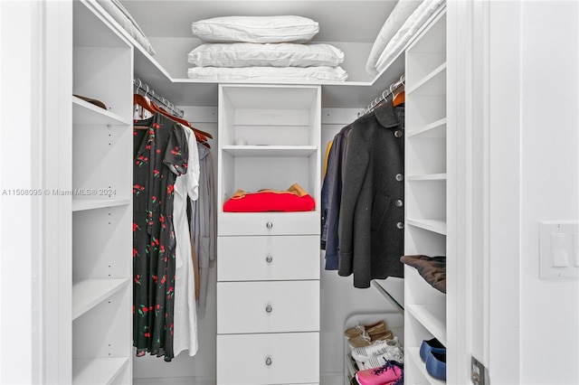 view of spacious closet