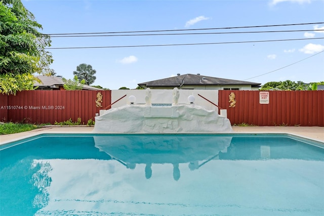 view of pool