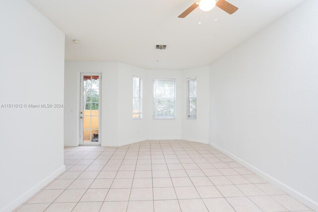2150 Shoma Dr Unit 226, Royal Palm Beach, FL 33414 - empty room featuring a ceiling fan and baseboards