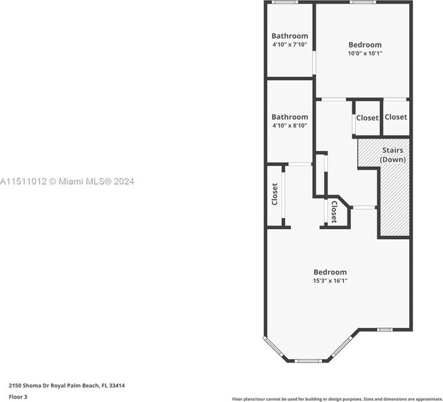 2150 Shoma Dr Unit 226, Royal Palm Beach, FL 33414 - floor plan / room layout