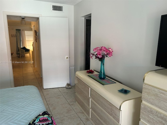 view of tiled bedroom