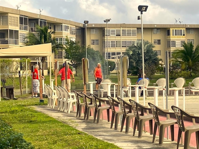 view of property's community featuring a playground