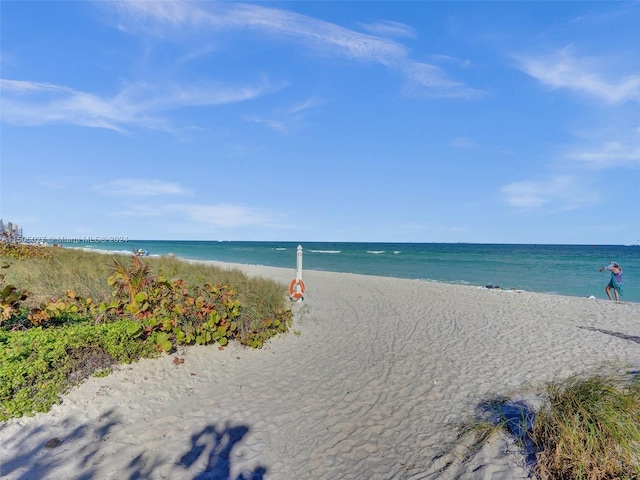 water view with a beach view