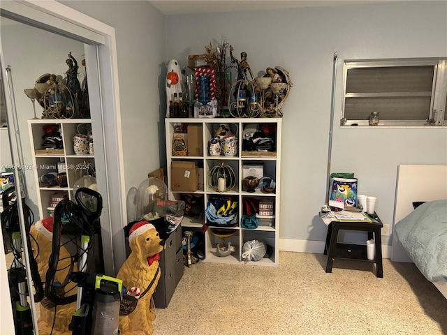 bedroom featuring a closet