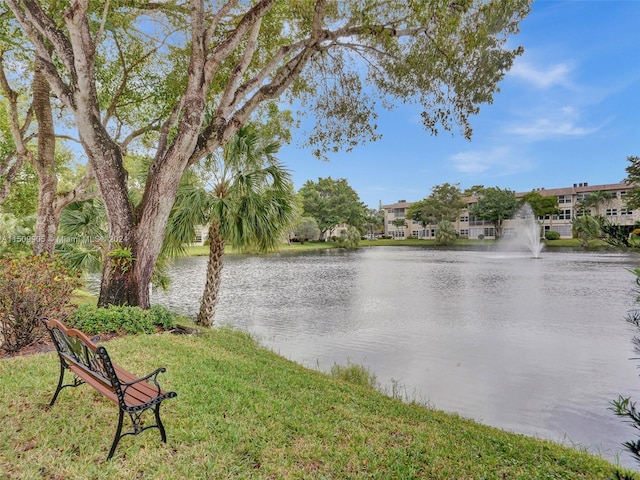 property view of water