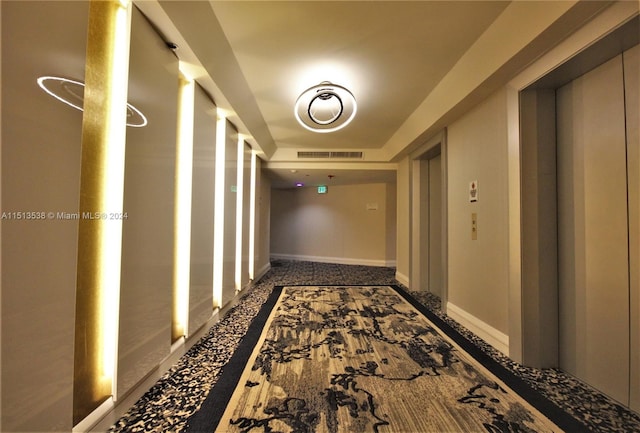 corridor with elevator