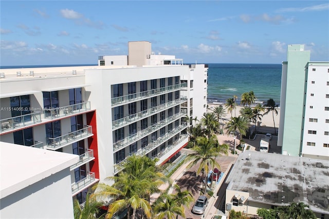 view of property featuring a water view