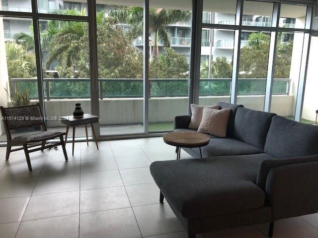 sunroom with a healthy amount of sunlight