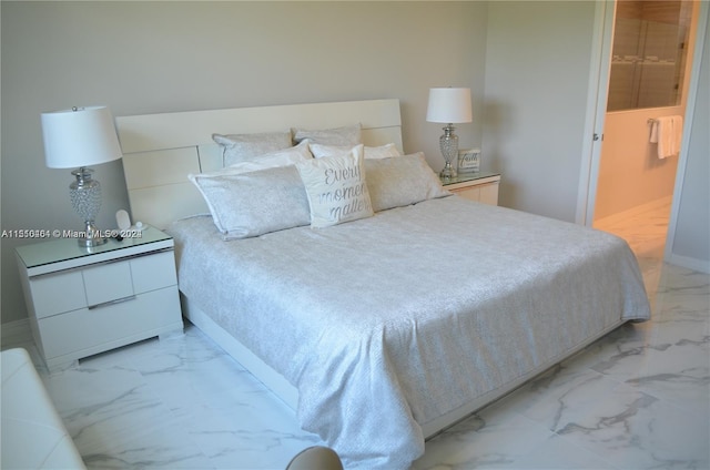 view of tiled bedroom