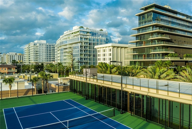 view of sport court