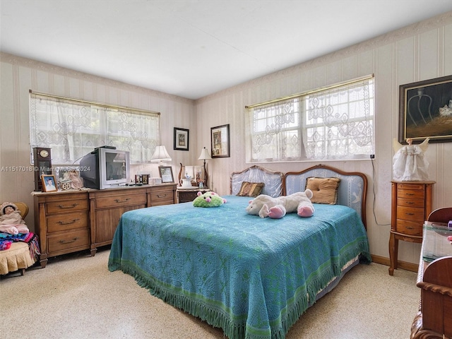 miscellaneous room featuring wood walls and a wall mounted air conditioner