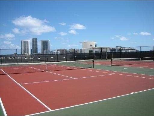 view of tennis court