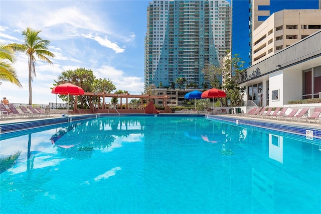 view of swimming pool