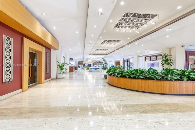 view of reception area