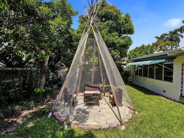 exterior space with a patio