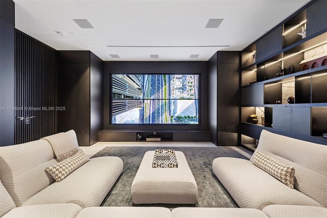 view of home theater room