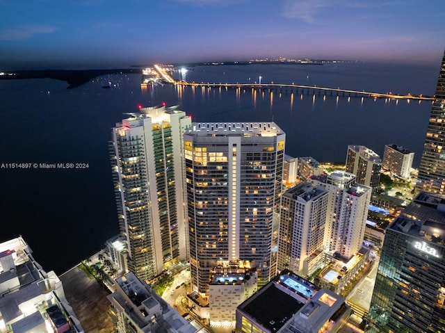 view of city featuring a water view