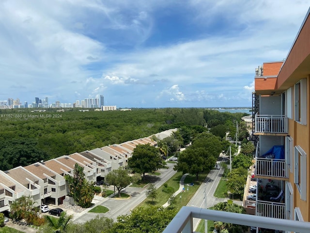 view of property view of water