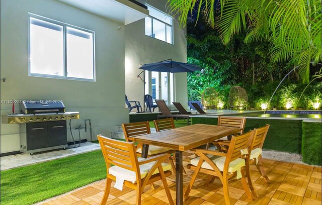 view of patio / terrace with outdoor dining area