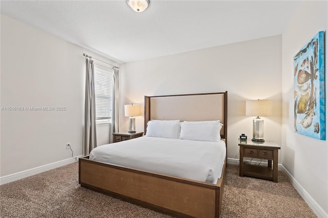 bedroom featuring carpet flooring