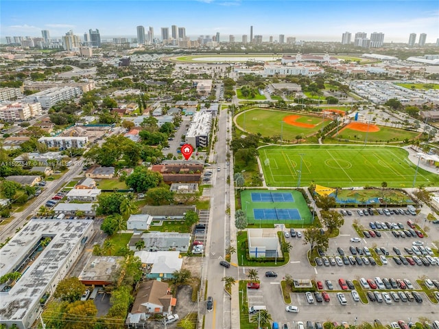 view of birds eye view of property