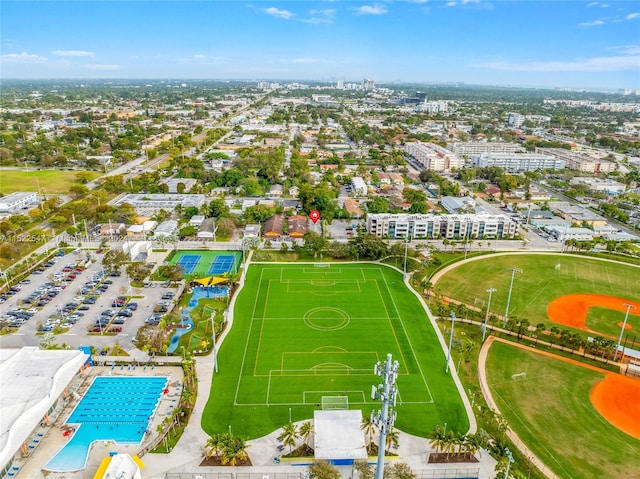 view of drone / aerial view