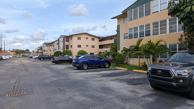 view of parking / parking lot