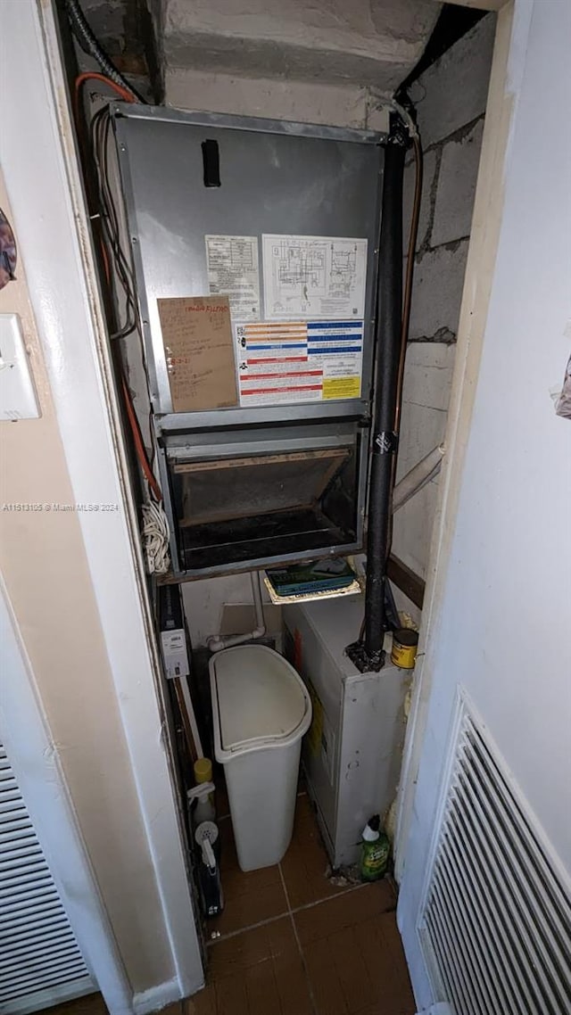 view of utility room