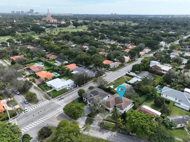 view of aerial view