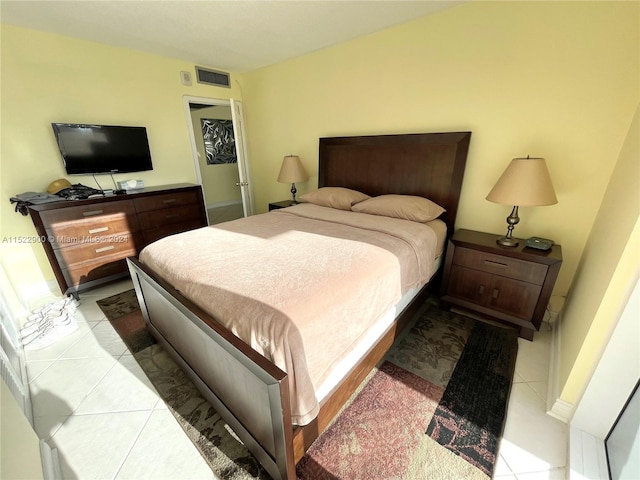 view of tiled bedroom