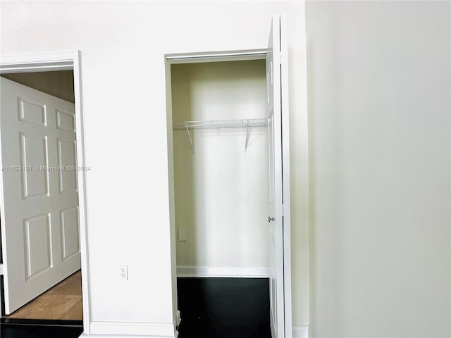 view of closet