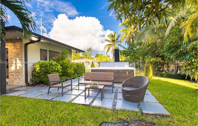 view of patio / terrace with outdoor lounge area