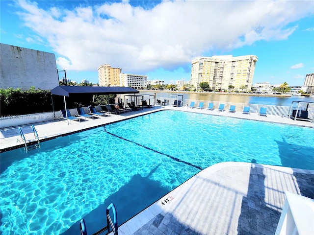 view of swimming pool