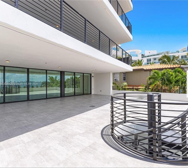 view of patio / terrace featuring a balcony