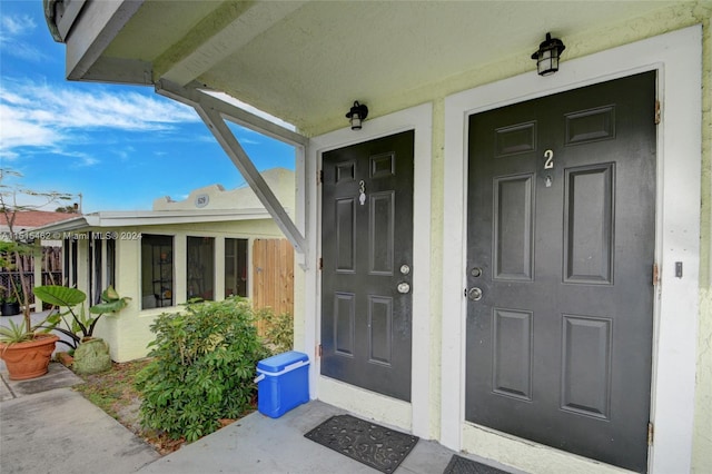 view of property entrance