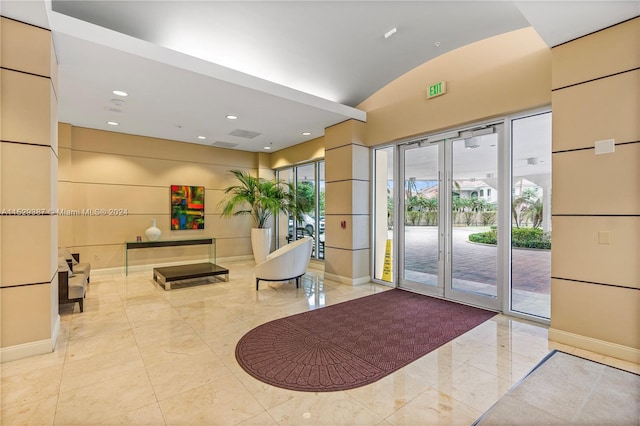 view of building lobby