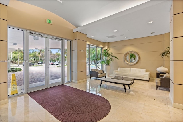 view of building lobby