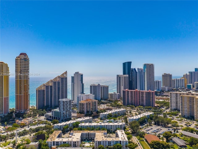 city view with a water view